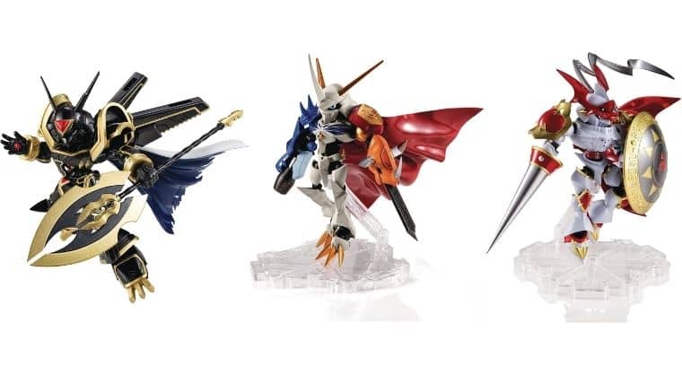 3体の格好良いデジモンフィギュアがネクスエッジスタイルより2021年12