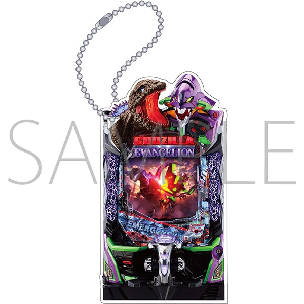 エヴァンゲリオン アクリルブロックキーホルダー／ゴジラ対
