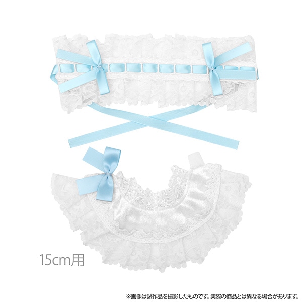 Petit la vie ヘッドドレス＆ケープセット／淡雪 15cmぬいぐるみ用