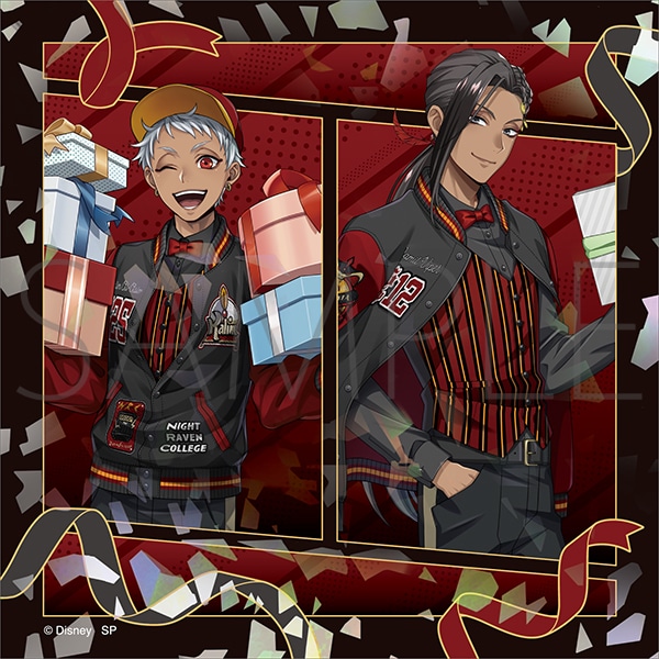 ディズニー ツイステッドワンダーランド ホログラムアクリルカード