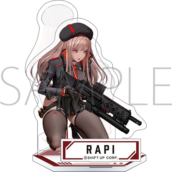 勝利の女神:NIKKE 背中で魅せるアクリルスタンド ラピ: キャラグッズ