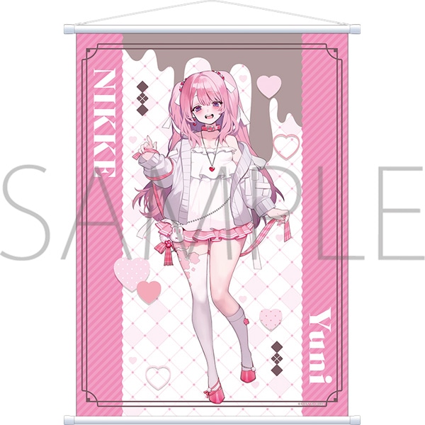 勝利の女神:NIKKE B2タペストリー ユニ バレンタインver.: キャラ