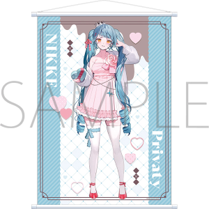 勝利の女神:NIKKE B2タペストリー ユニ バレンタインver.: キャラ