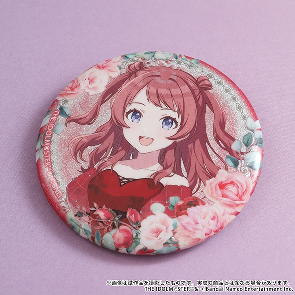 学園アイドルマスター グリッター缶バッジ／花海咲季: キャラグッズ