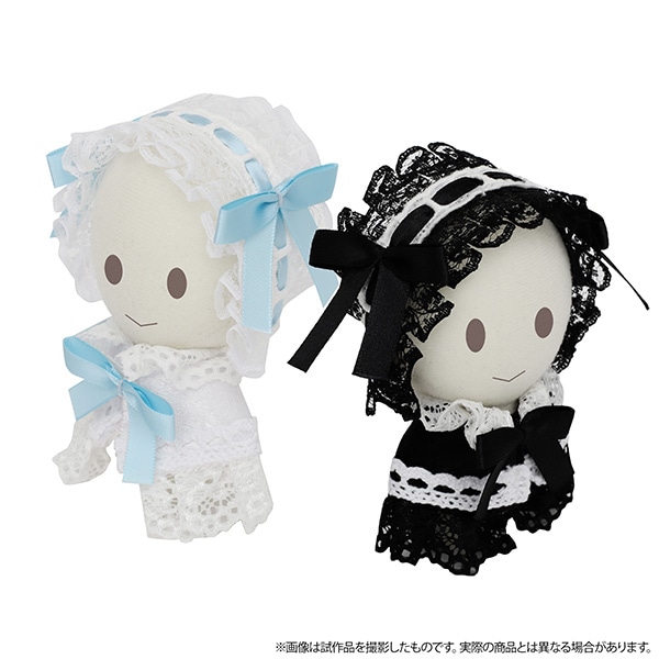 Petit la vie ヘッドドレス＆ケープセット／漆黒 10cmぬいぐるみ用