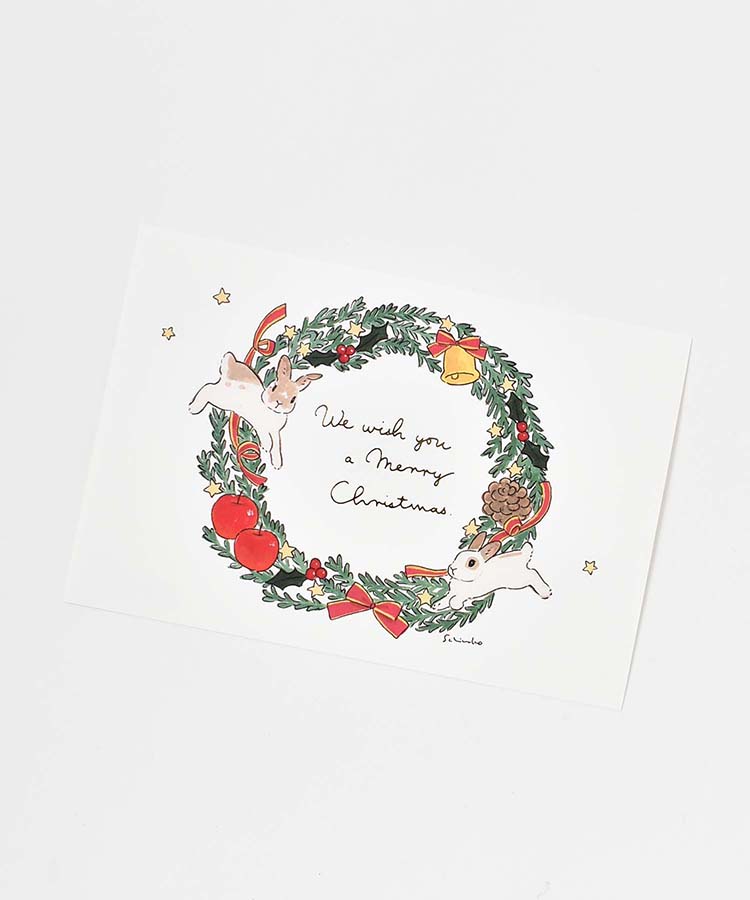 森山標子クリスマスポストカード 森山標子 クリスマス Christmas Xmas