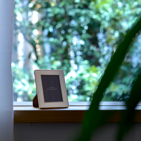 送料無料】 銀製 フォトフレーム プレーン S / 写真立て フォト