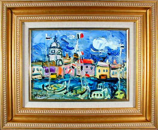 ポールアイズピリ サントロペ(油彩4号)