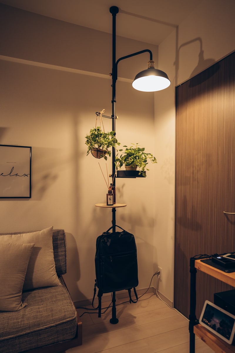 DRAW A LINEのランプアームで雰囲気のある間接照明を設置！取り付け