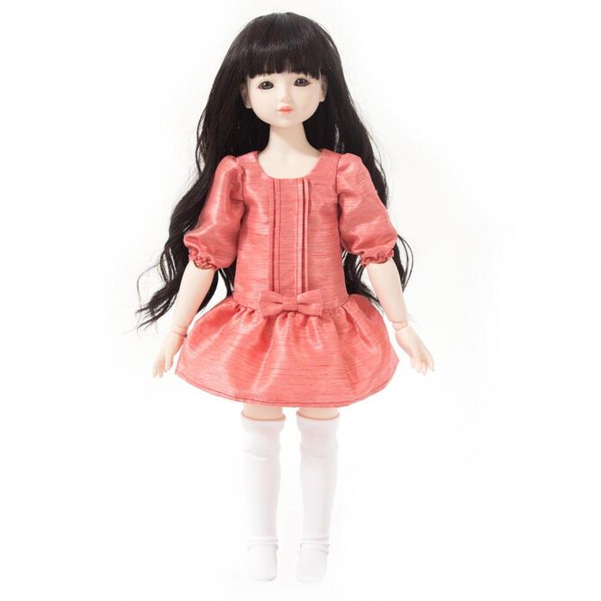 球体関節人形あや】あや本体(ロングウェーブ・ブラック)｜DOLK（ドルク）