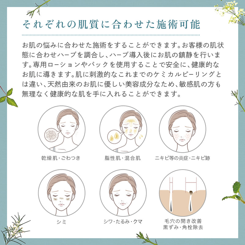 研修なし】プロノビセア ハーブピーリング初期導入セット