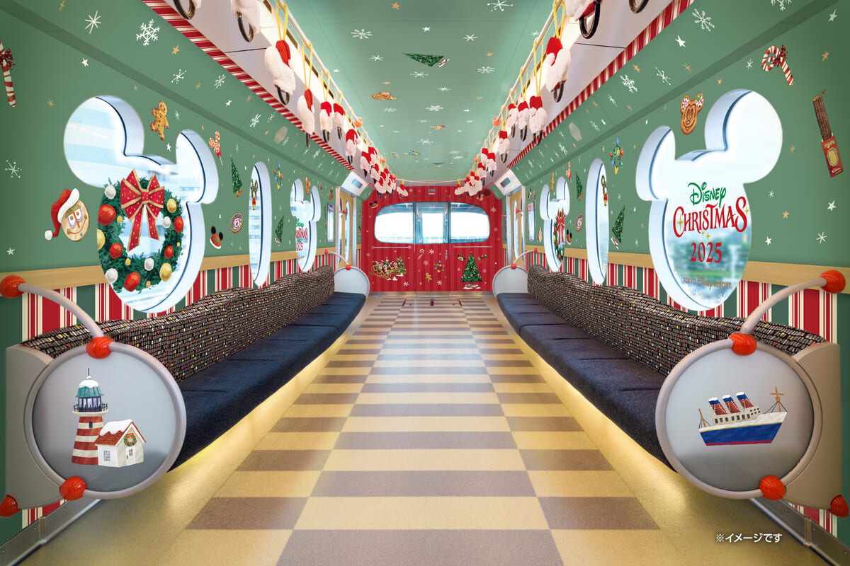 特別ラッピングや車内装飾、スタンプラリー！ディズニーリゾートライン