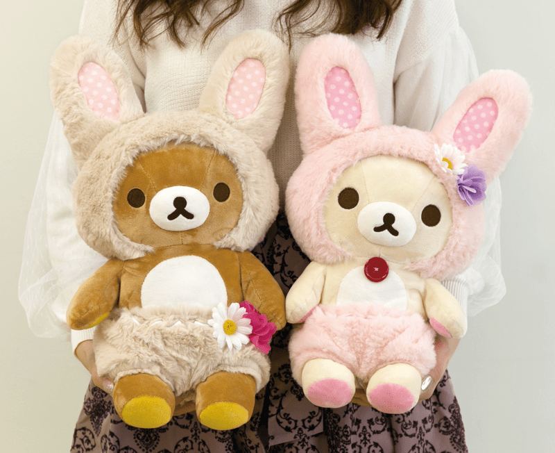 お花畑の小さな子うさぎ」テーマぬいぐるみ！リラックマストア