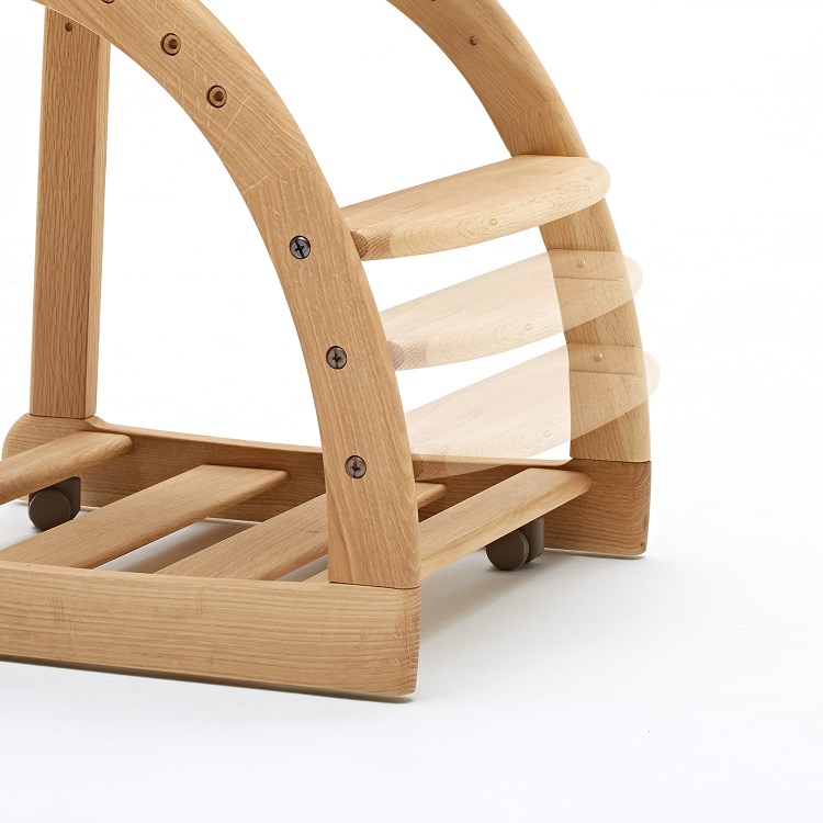 デスクチェア XT1801 フローラルブルー ピュアオーク 通販 | 【公式