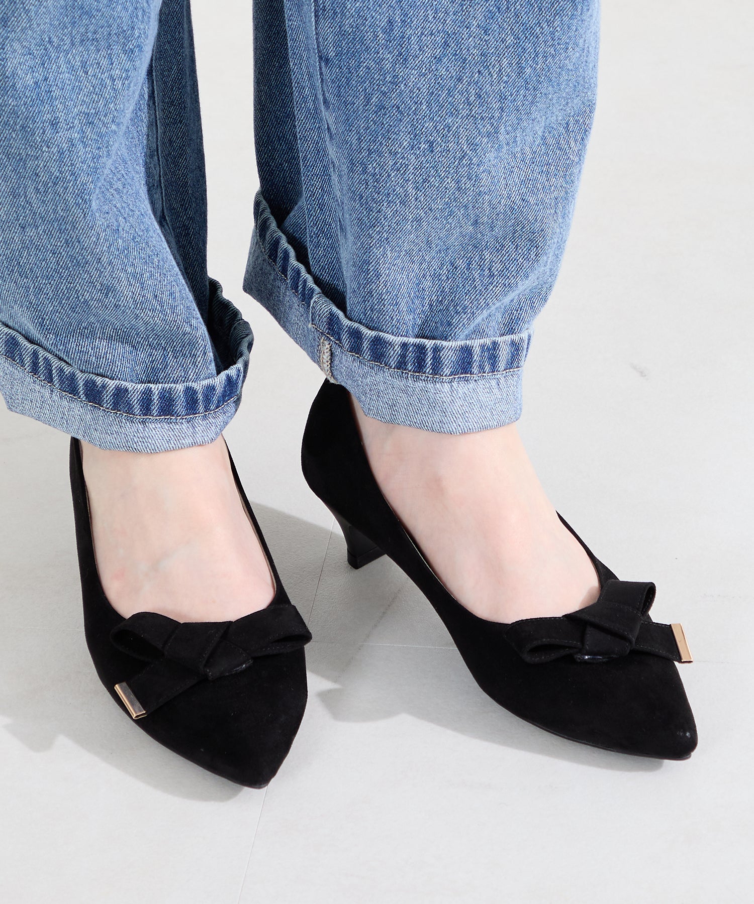 2wayリボンミドルヒールパンプス/62108 – ORIENTALTRAFFIC