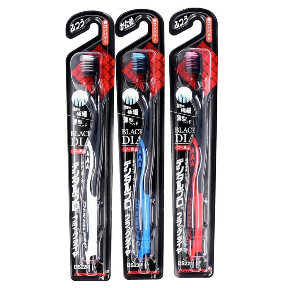 デンタルプロ ブラックダイヤ超極細毛超コンパクト ふつう 1本入○色の