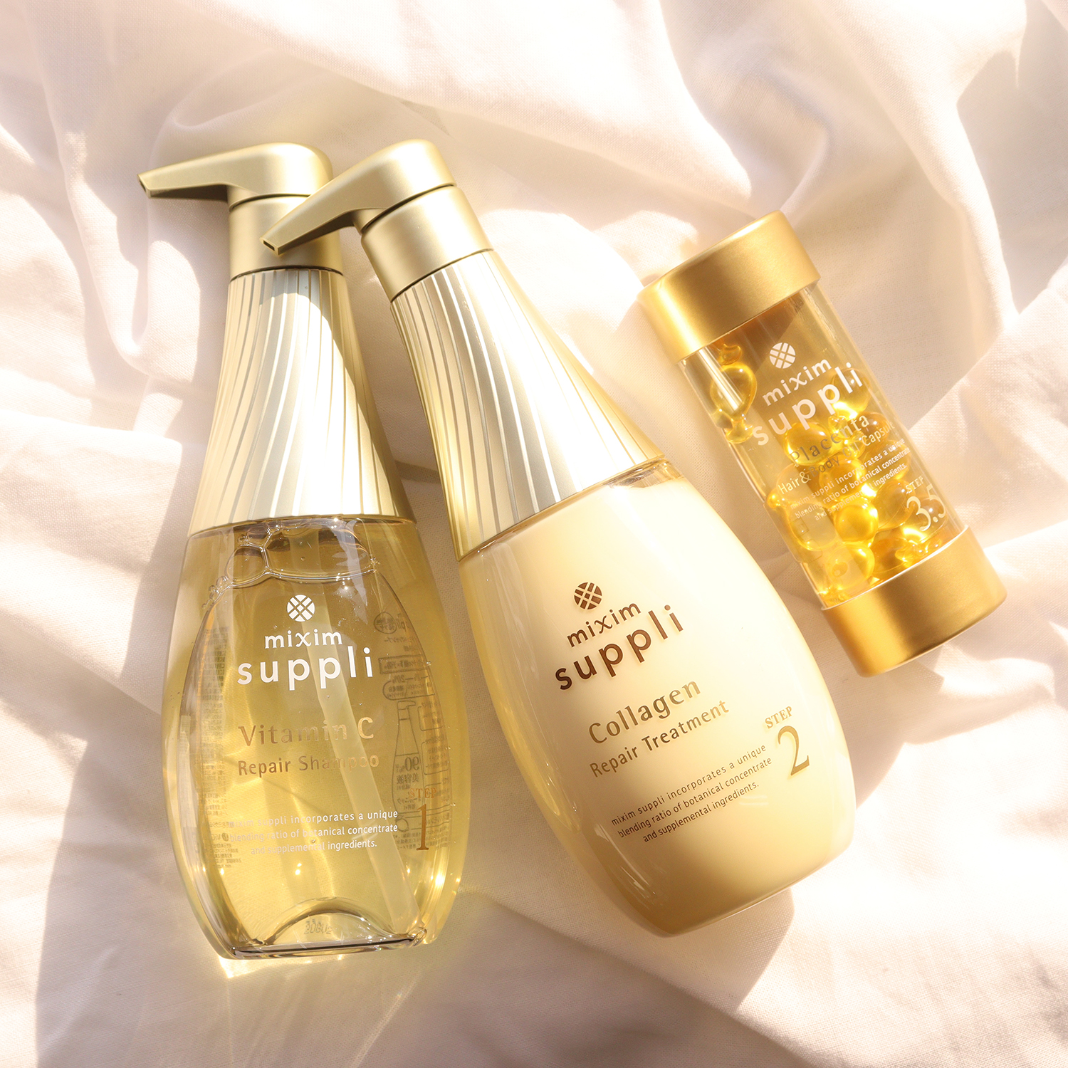 90%以上“美容液”成分配合の新ヘアケアブランド「mixim suppli(ミクシム