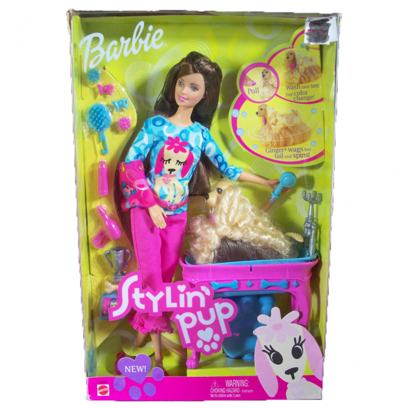 Stylin' Pup™ Barbie® Doll (Hispanic) - 56686 BarbiePedia