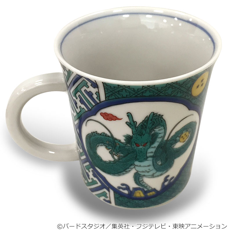 フジテレビ限定】ドラゴンボール 九谷焼マグカップ 開運七龍珠図