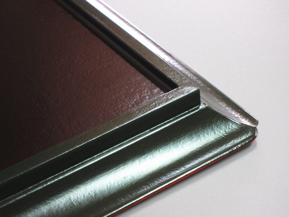 茶道具商(有)越中屋 一閑塗 若狭盆 鈴木表朔造 共箱