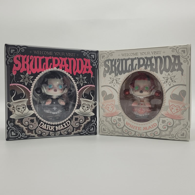 POPMART SKULLPANDA Dark Maid and White Maid Limited Edition