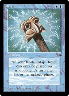 Reset》[LEG] 青U | 日本最大級 MTG通販サイト「晴れる屋」
