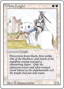 白騎士/White Knight》[3ED] 白U | 日本最大級 MTG通販サイト「晴れる屋」
