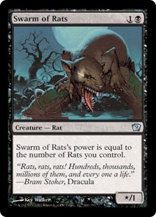 Foil】《ネズミの大群/Swarm of Rats》[9ED] 黒U | 日本最大級 MTG通販