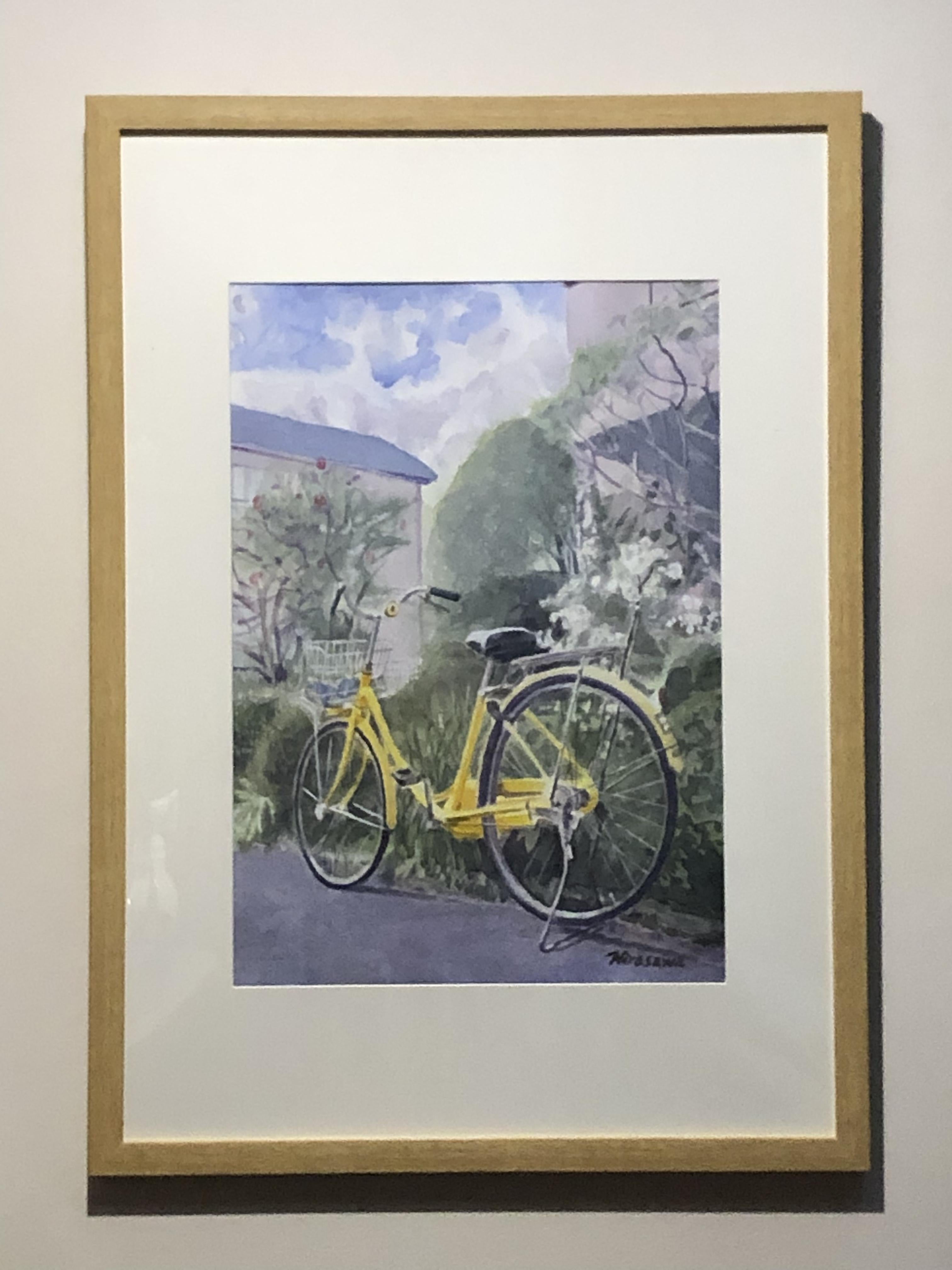 絵画の通販、購入ならFROM ARTIST/作品名：黄色い自転車/作家名：平澤 誠