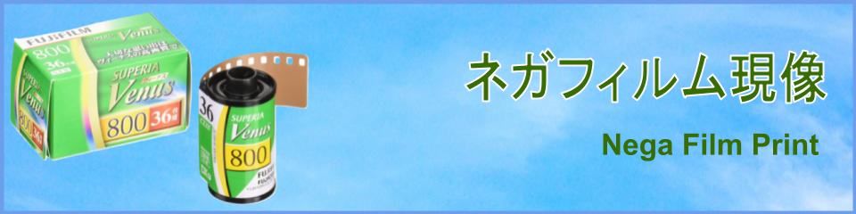 ネガフィルム現像 - ふじかわフォトサービス