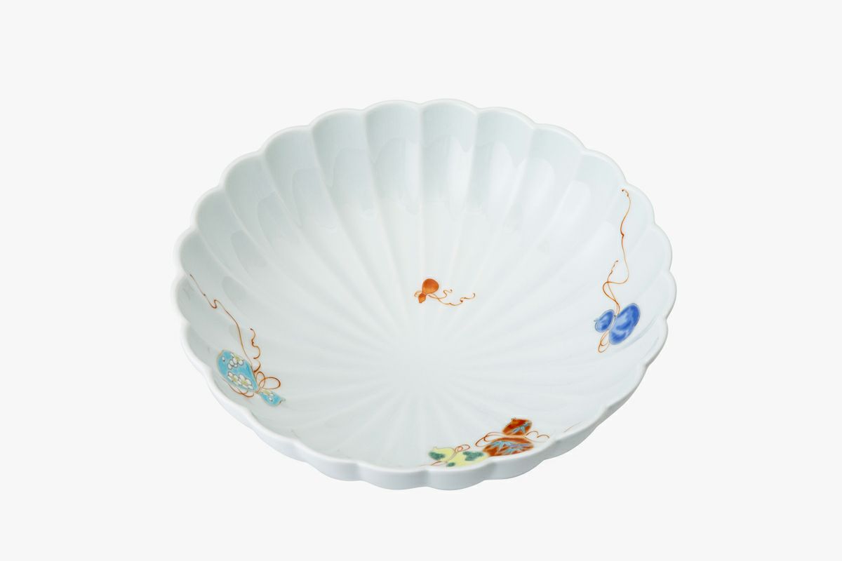 花ひょうたん 菊割鉢 | 有田焼 深川製磁｜公式オンラインストア