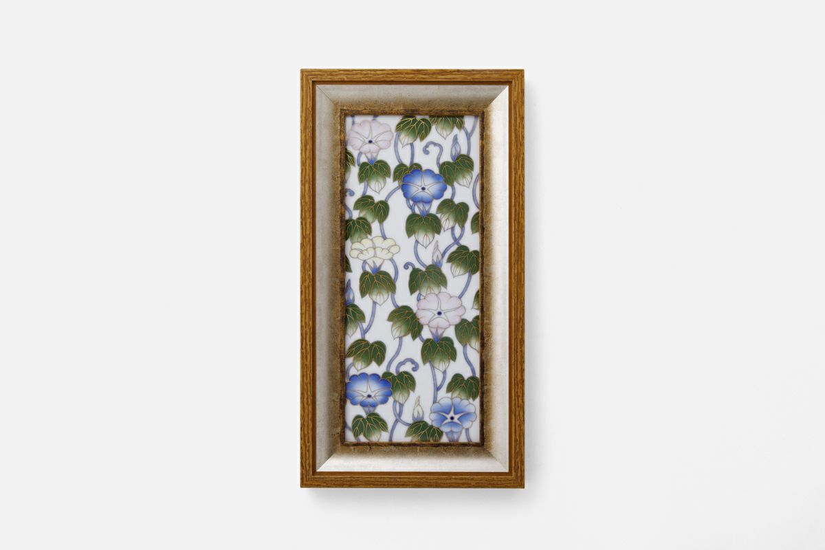 つる朝顔 1124陶額 | 有田焼 深川製磁｜公式オンラインストア