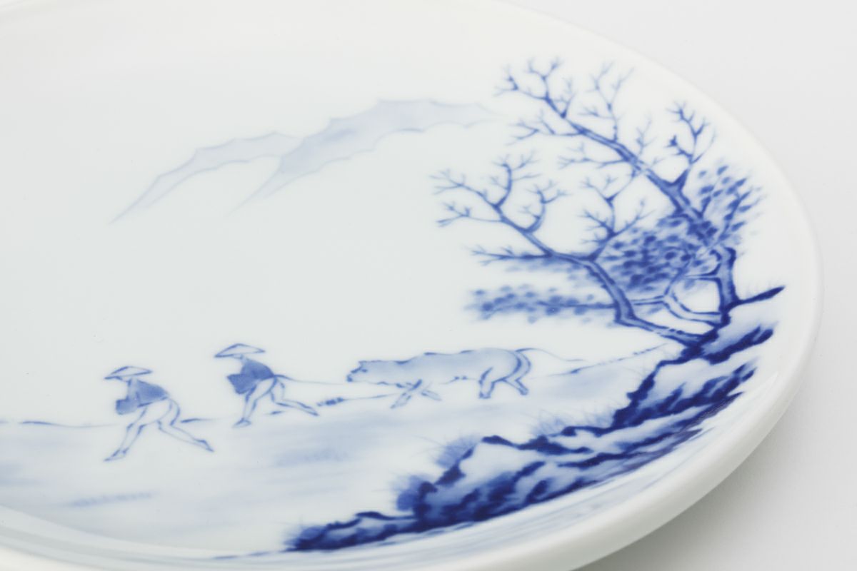 絵変山水 銘々皿揃 | 有田焼 深川製磁｜公式オンラインストア