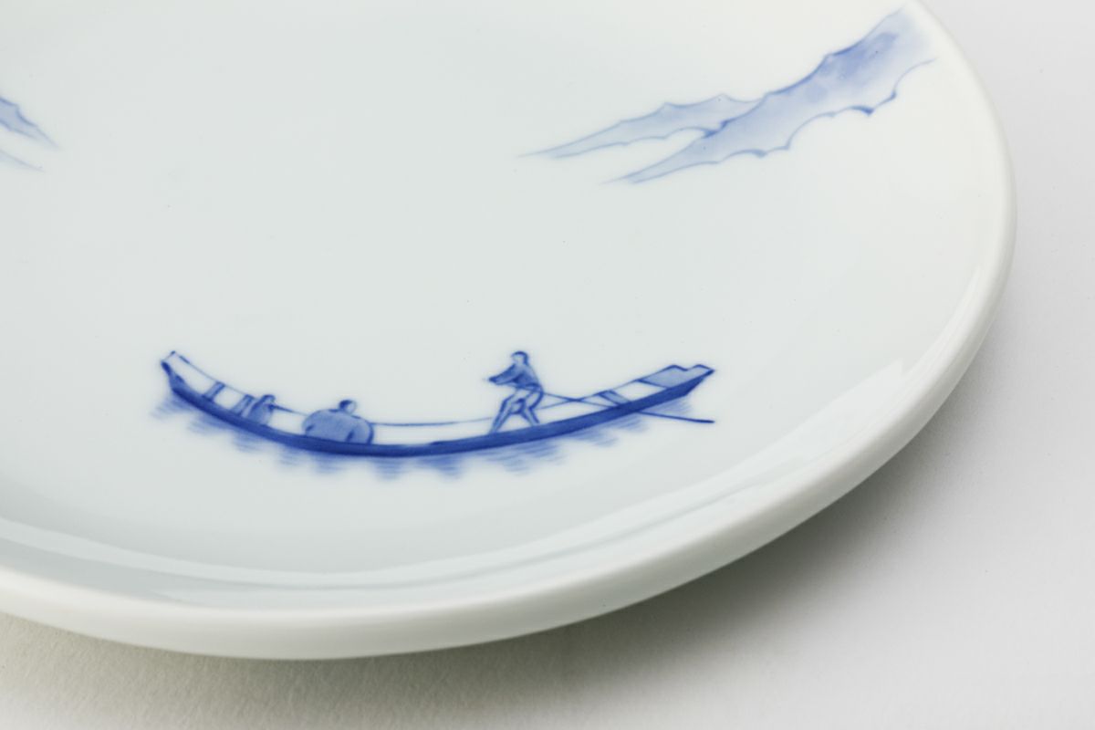絵変山水 銘々皿揃 | 有田焼 深川製磁｜公式オンラインストア