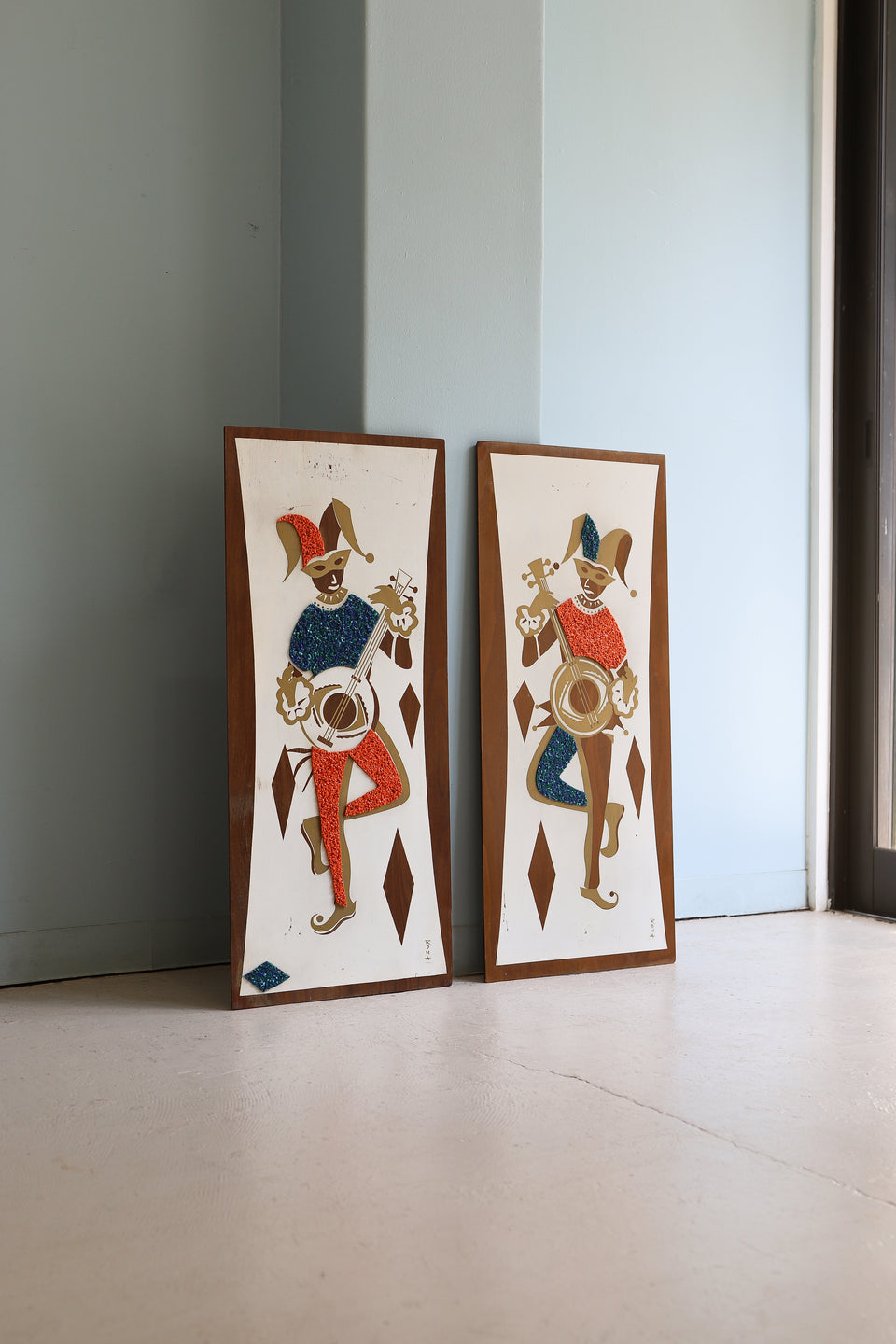 アメリカヴィンテージ ウォールデコポップコーンアート ミッド