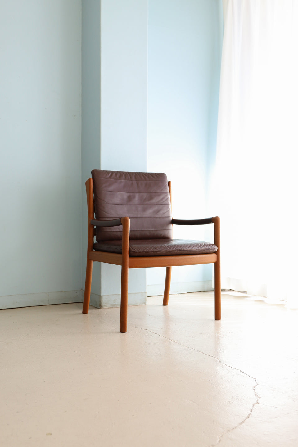 日田工芸 アームチェア 椅子 チーク材 ジャパンヴィンテージ/Japanese