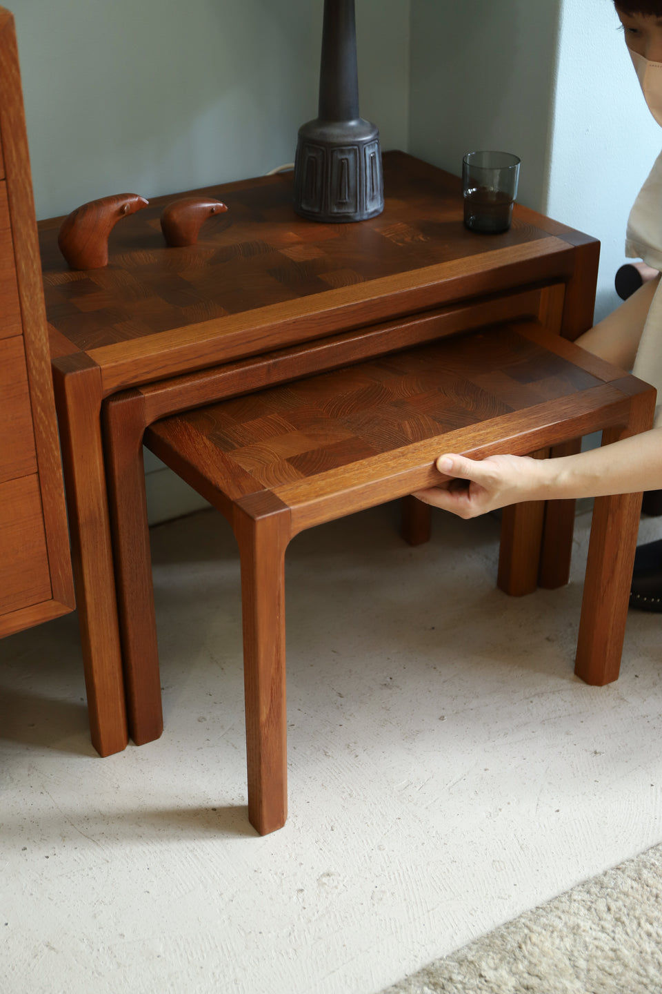 デンマークヴィンテージ カイ・クリスチャンセン ネストテーブル 北欧
