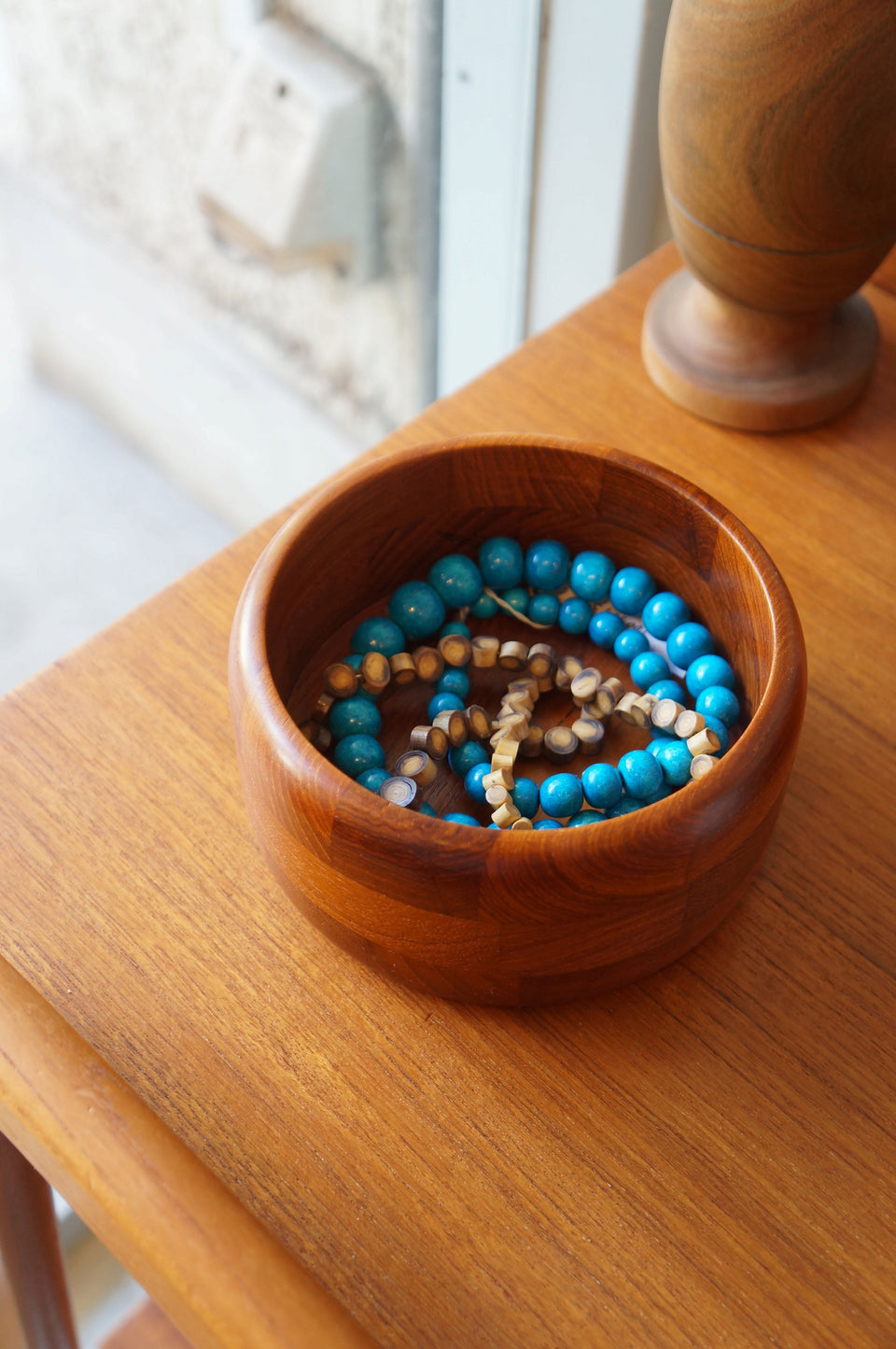 デンマークヴィンテージ ボウル チーク材/Kjeni Teakwood Bowl Danish