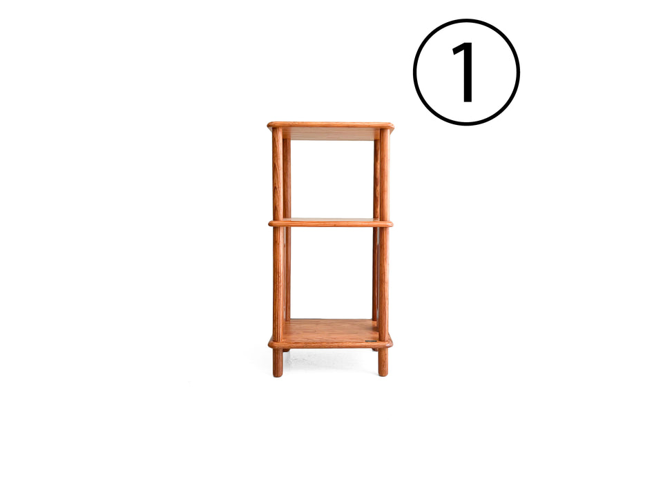 ジャパンヴィンテージ ナジコ パイン材 コーナーラック 昭和レトロ