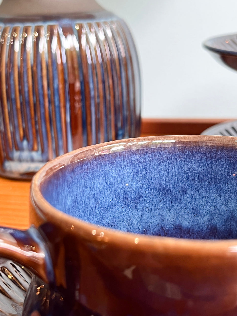 ゲフレ コスモス ティーカップ&ソーサー 北欧食器 スウェーデン