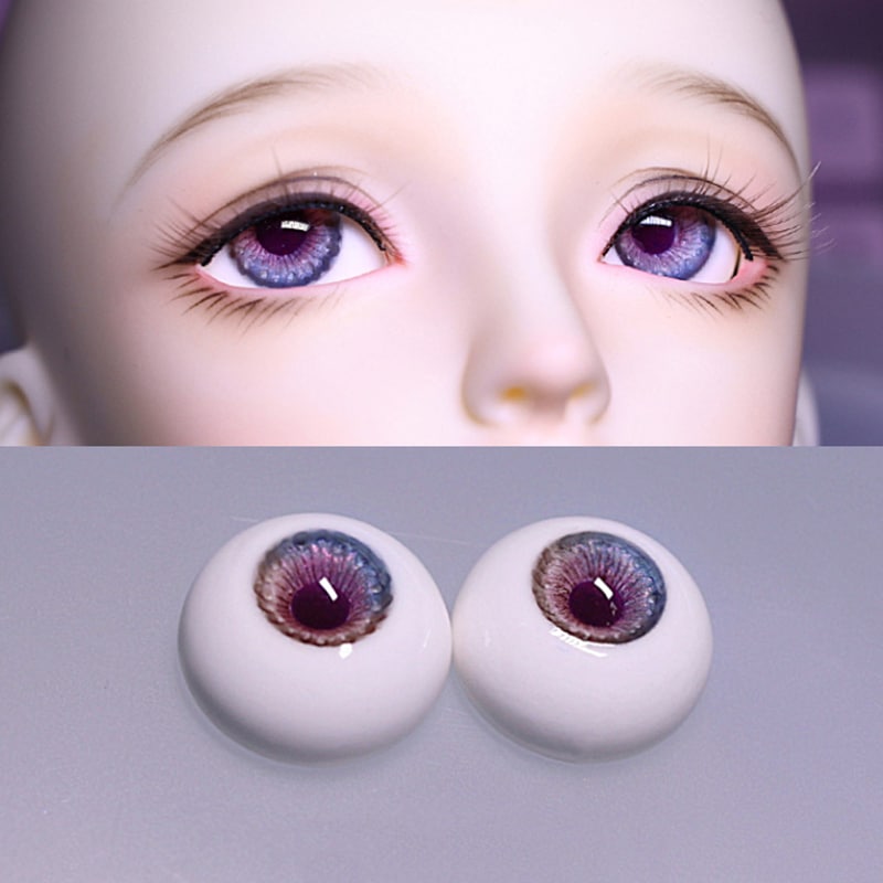 Qoo10] BJDドールアイ レジンアイ 花彩 立体 : おもちゃ・知育