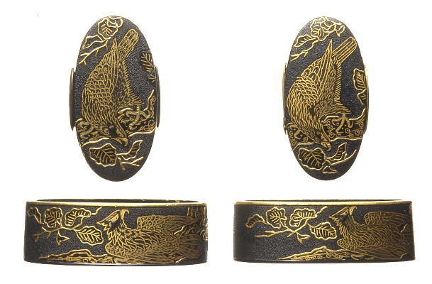 日本刀 販売品 縁頭 草刈清定他