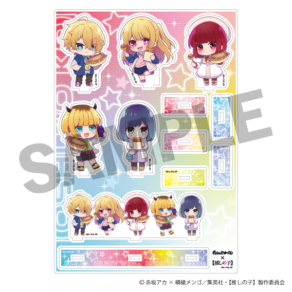 築地銀だこ】【5人集合アクリルスタンド付】アクア、ルビー、有馬かな