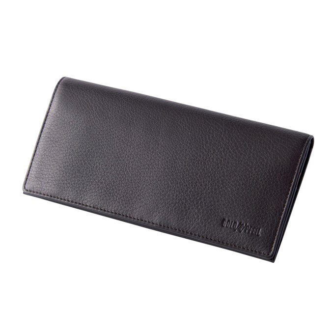 ゴールドファイル 長財布(ダークブラウン×ワイン)【eGift】|デジタル