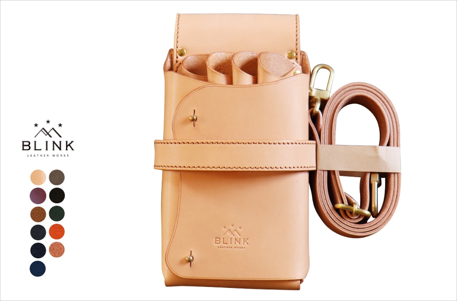 シザーケース本革5丁用 -cube s- |シザーケース専門店｜美容師向け本革