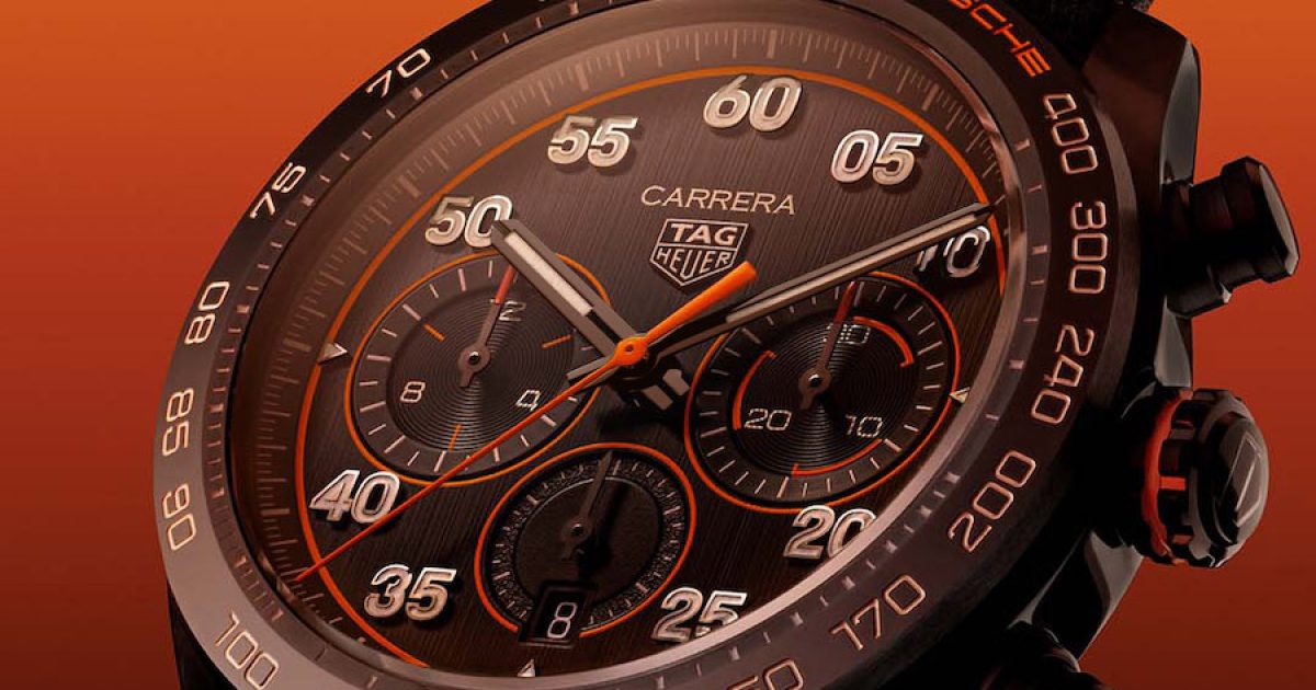 オレンジがアクセント！ タグ・ホイヤー×ポルシェのコラボレーション第