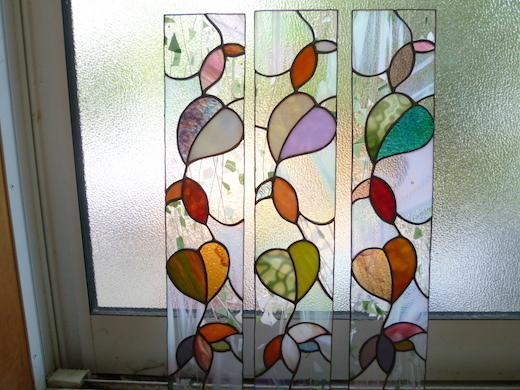 葉っぱのパネル: ステンドグラス アトリエ グラスガーデン