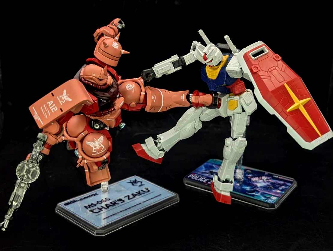 HG シャア専用ザク （軍警ザク改修）GQ｜しうまいさんのガンプラ作品
