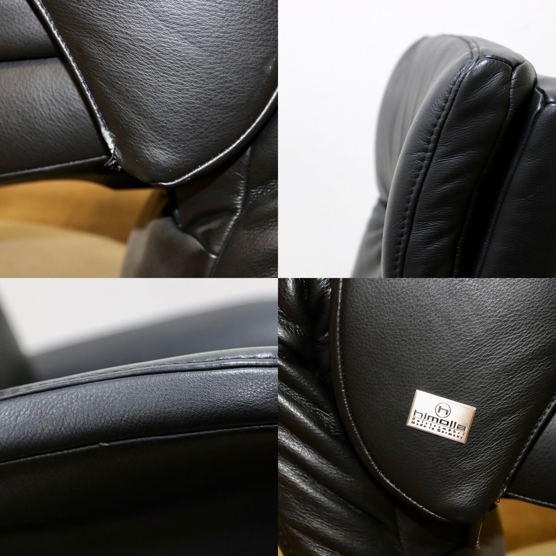 GMGS141○himolla / ヒモラ リクライニングチェア パーソナルチェア 黒