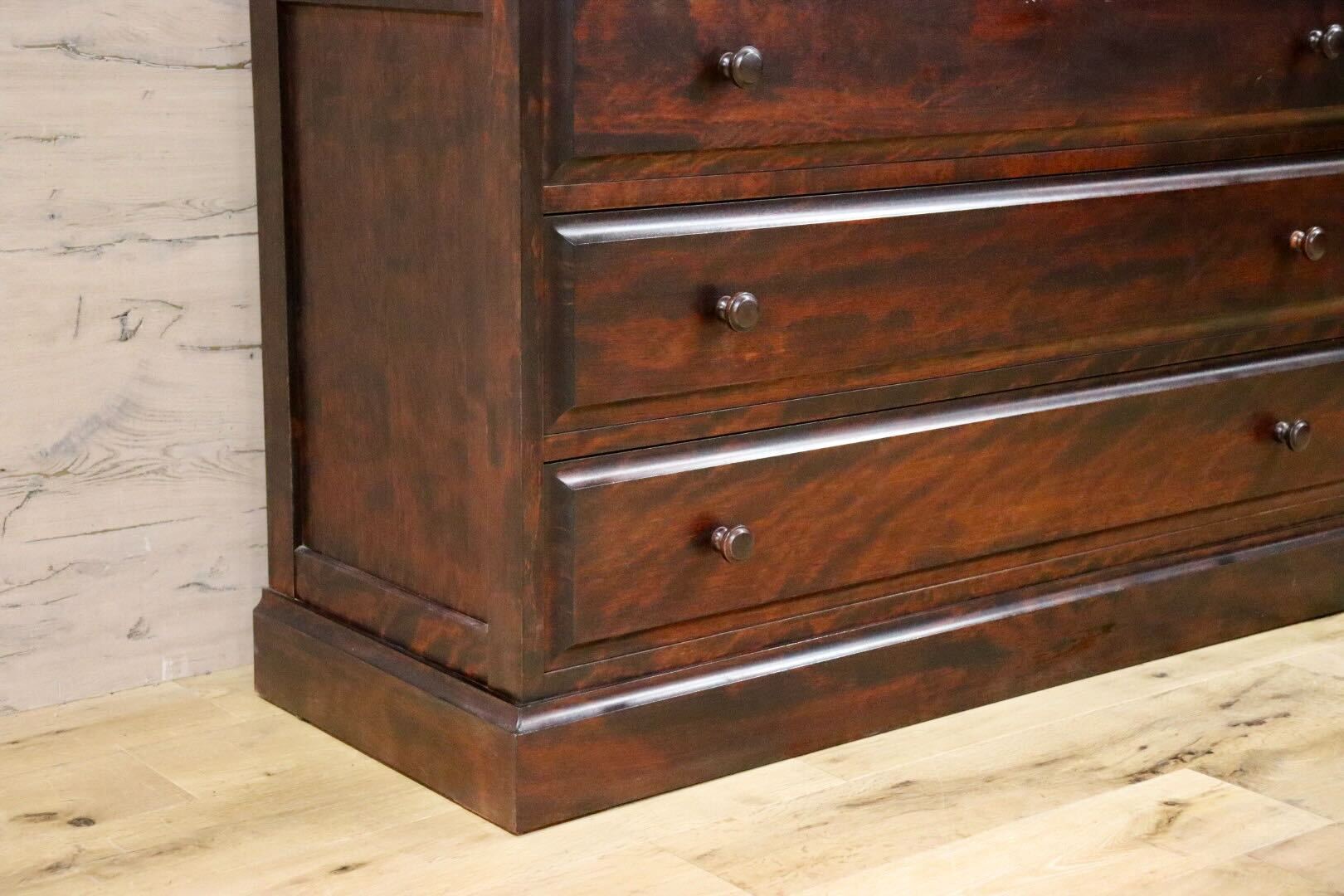 GMGS252○神居民芸 7段チェスト 整理箪笥 整理タンス 衣装箪笥 樺材 和